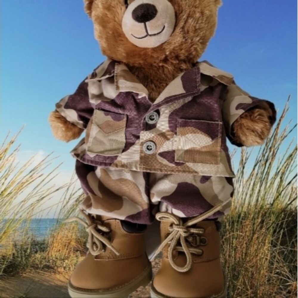 Build a Bear Camouflage outfit set + boots *